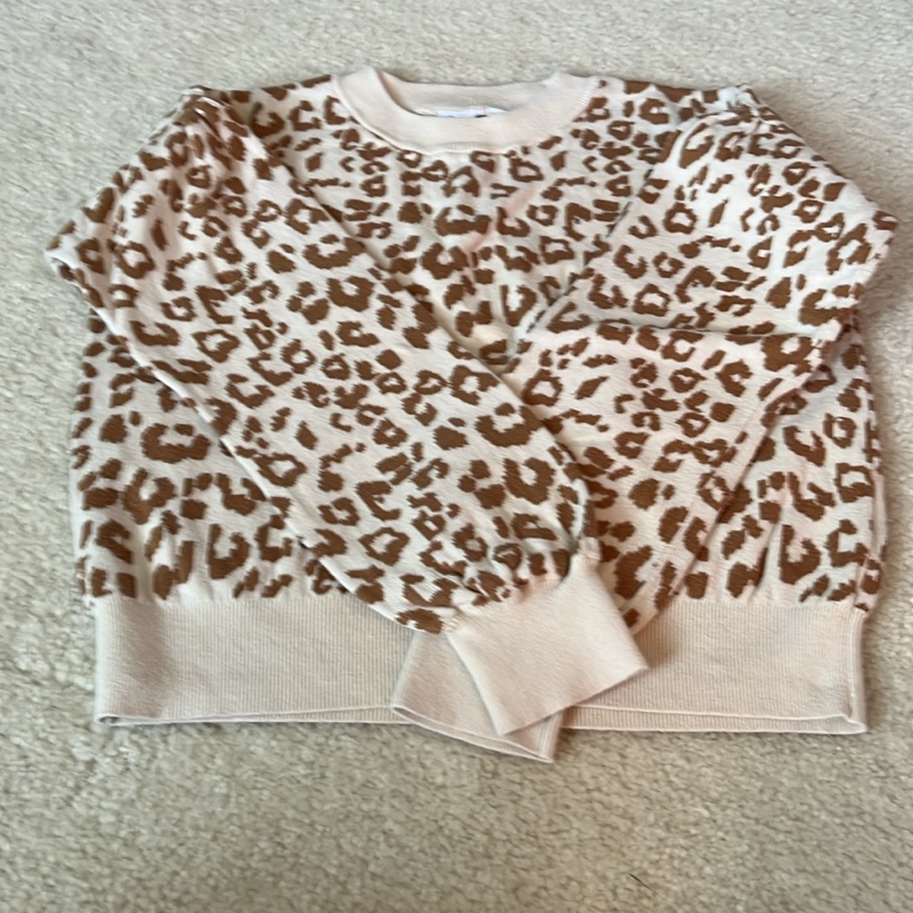 Girls GAP XL (12) animal print sweater